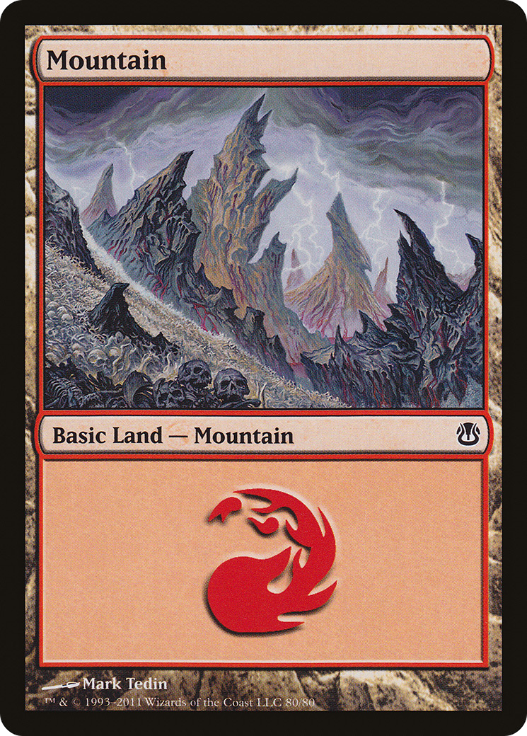 Mountain (80) [Duel Decks: Ajani vs. Nicol Bolas]-1
