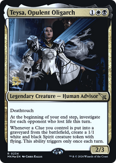 Teysa, Opulent Oligarch [Murders at Karlov Manor Prerelease Promos]-1