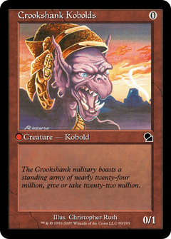 Crookshank Kobolds (ME1-090) - Masters Edition Foil-1