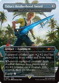 Tidus's Brotherhood Sword - Sword of Truth and Justice [Secret Lair Drop Series]-1