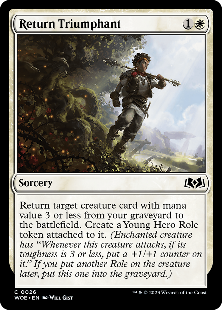 Return Triumphant [Wilds of Eldraine]-1