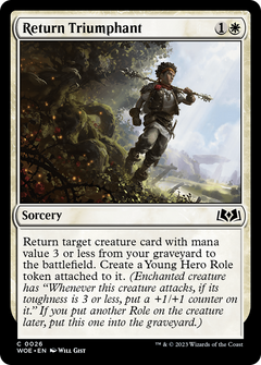 Return Triumphant [Wilds of Eldraine]-1