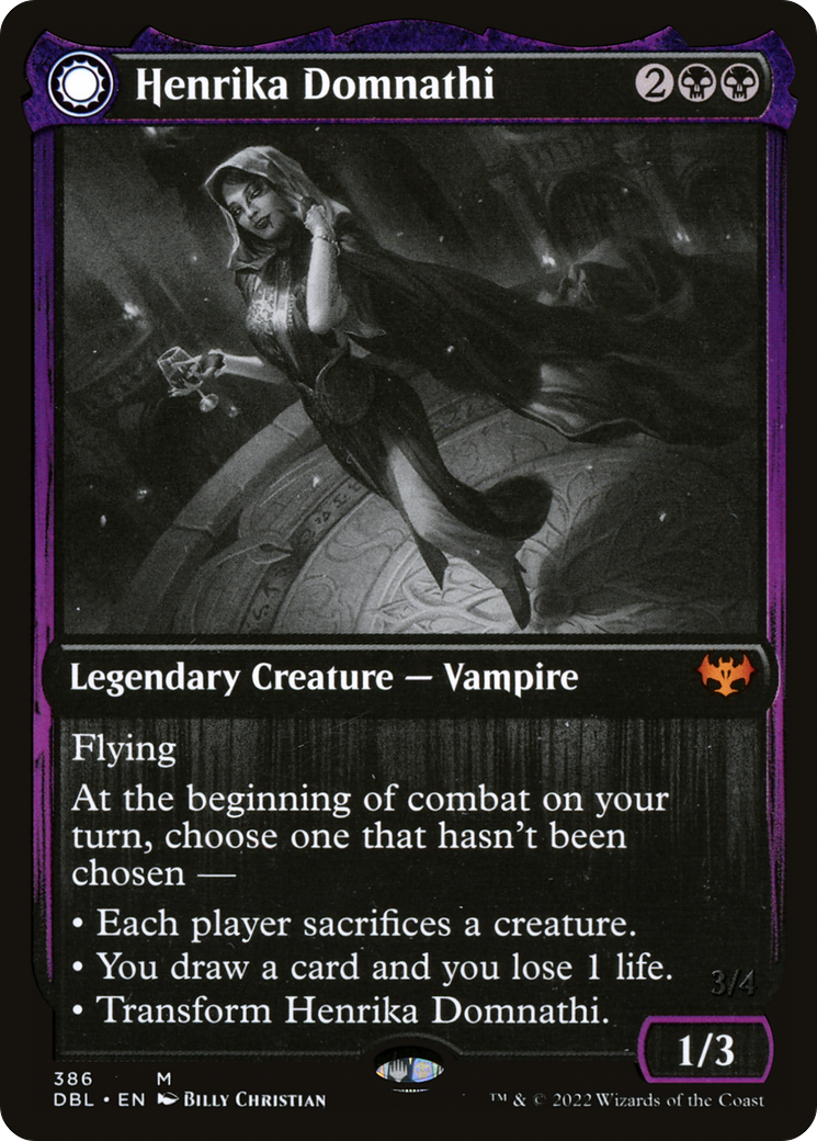 Henrika Domnathi // Henrika, Infernal Seer [Innistrad: Double Feature]-3