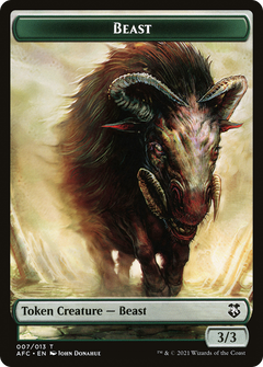 Beast (TAFC-007) - Forgotten Realms Commander Tokens-1