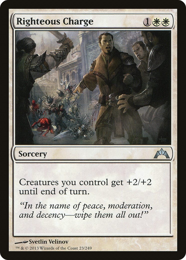 Righteous Charge [Gatecrash]-1