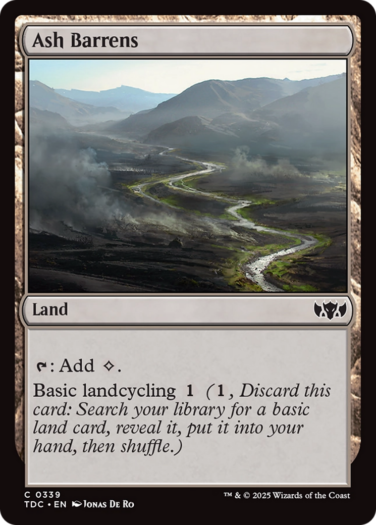 Ash Barrens [Tarkir: Dragonstorm Commander]-1