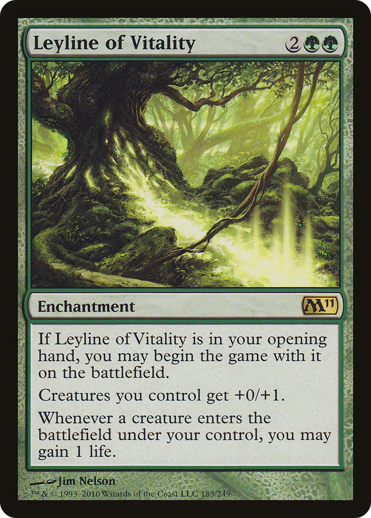 Leyline of Vitality [Magic 2011]-1