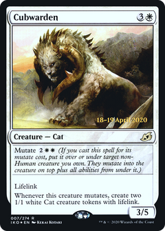 Cubwarden [Ikoria: Lair of Behemoths Prerelease Promos]-1