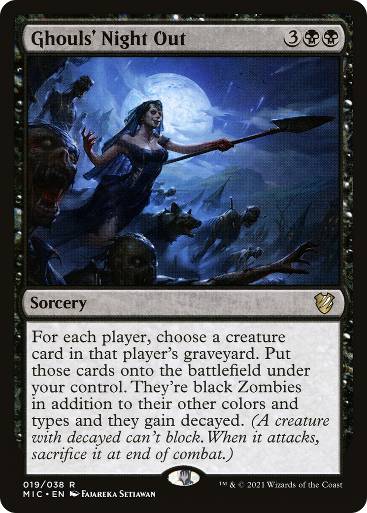 Ghouls' Night Out [Innistrad: Midnight Hunt Commander]-1