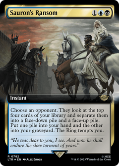 Sauron's Ransom (Extended Art) (Surge Foil) [The Lord of the Rings: Tales of Middle-Earth]-1