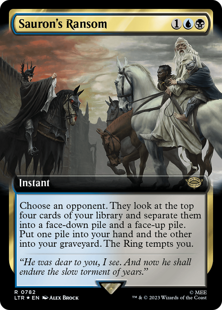 Sauron's Ransom (Extended Art) (Surge Foil) [The Lord of the Rings: Tales of Middle-Earth]-1