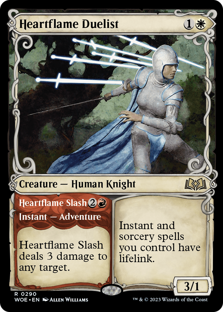 Heartflame Duelist // Heartflame Slash (Showcase) [Wilds of Eldraine]-1
