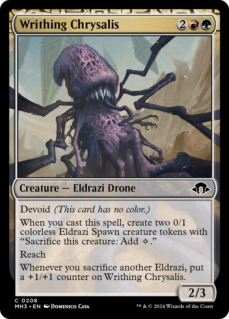 Writhing Chrysalis (MH3-208) - Modern Horizons 3: (devoid)-1