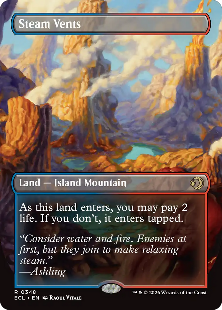 Steam Vents (Borderless) [Lorwyn Eclipsed]-1