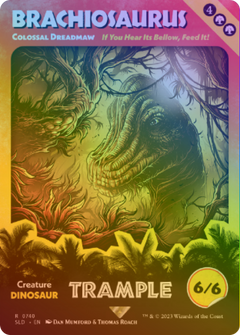 Brachiosaurus - Colossal Dreadmaw (Rainbow Foil) [Secret Lair Drop Series]-1