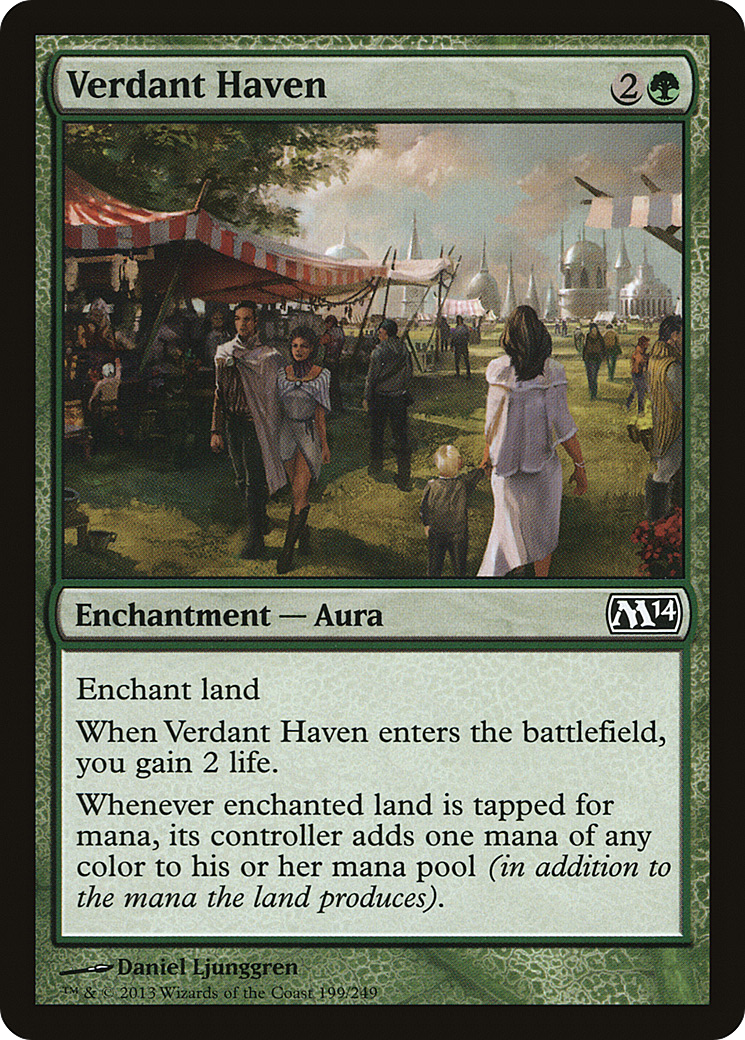 Verdant Haven (M14-199) - Magic 2014-1