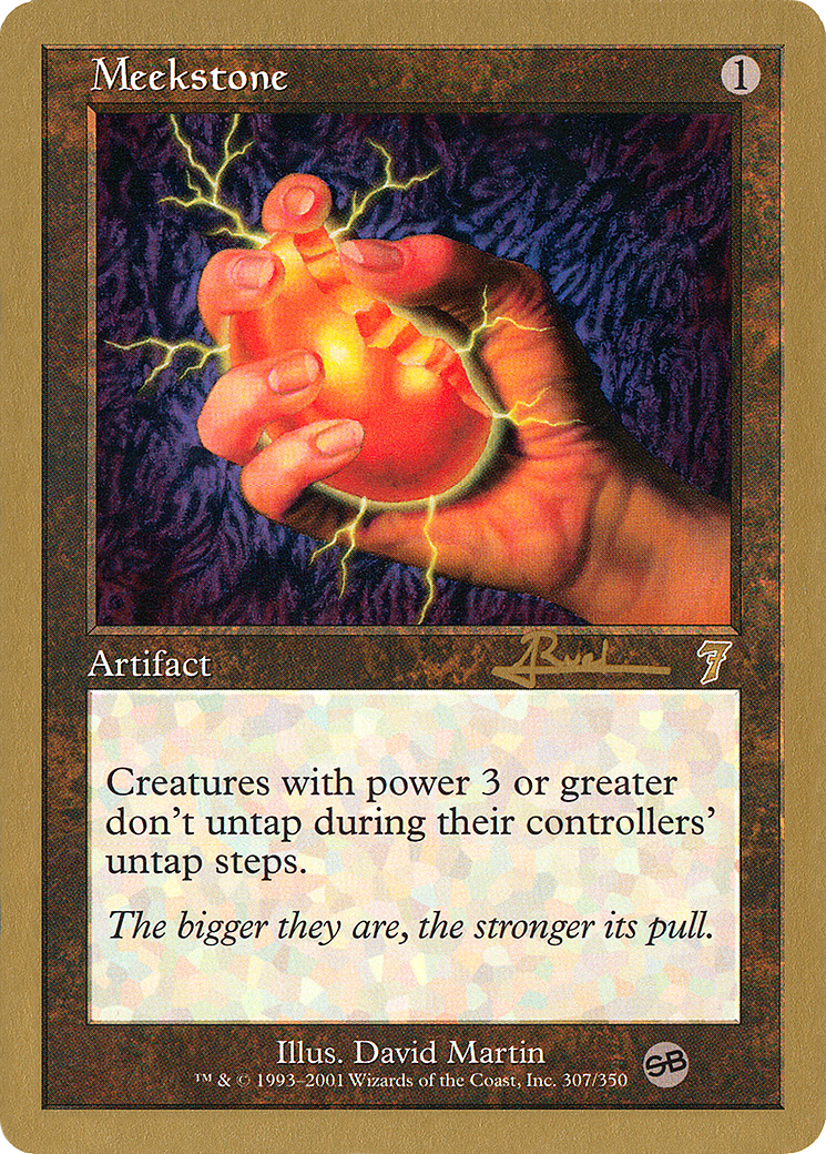 Meekstone - 2001 Antoine Ruel (7ED) (SB) (WCD-) - World Championship Decks 2001-1