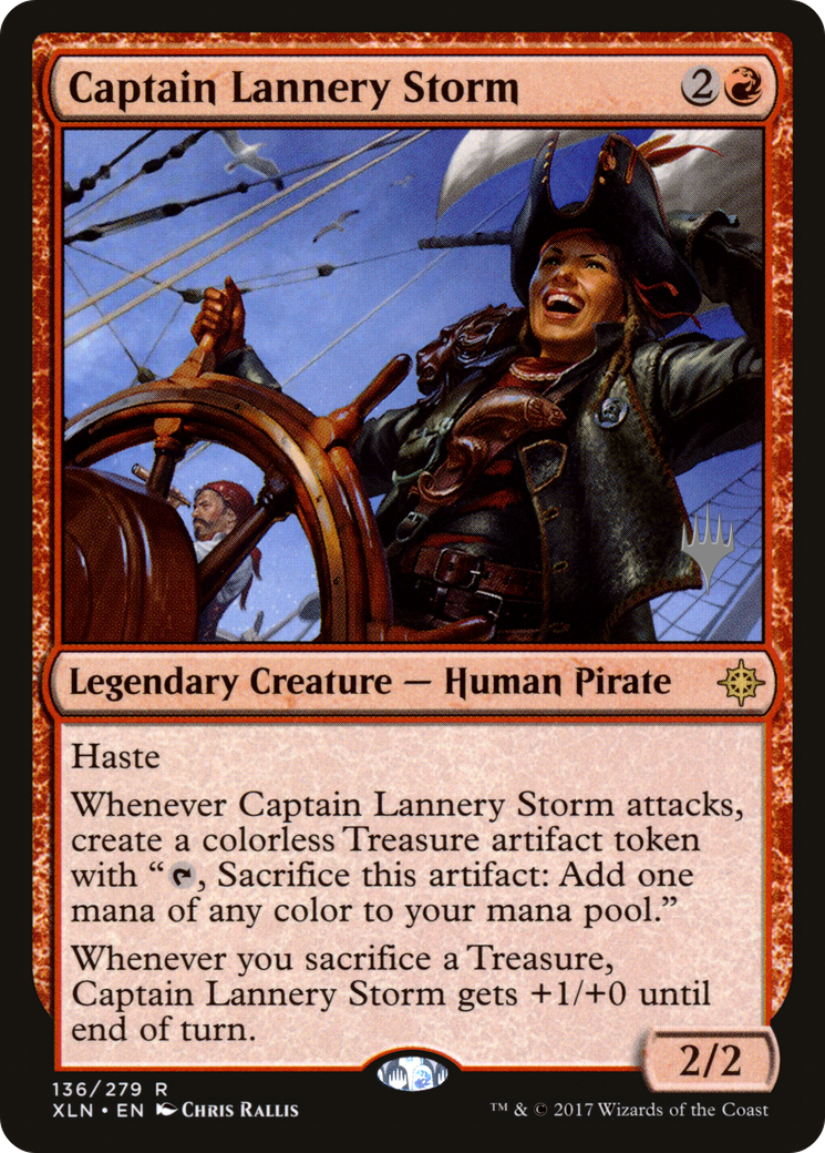 Captain Lannery Storm (Promo Pack) [Ixalan Promos]-1