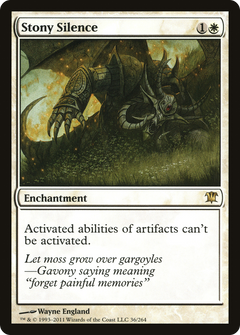 Stony Silence [Innistrad]-1