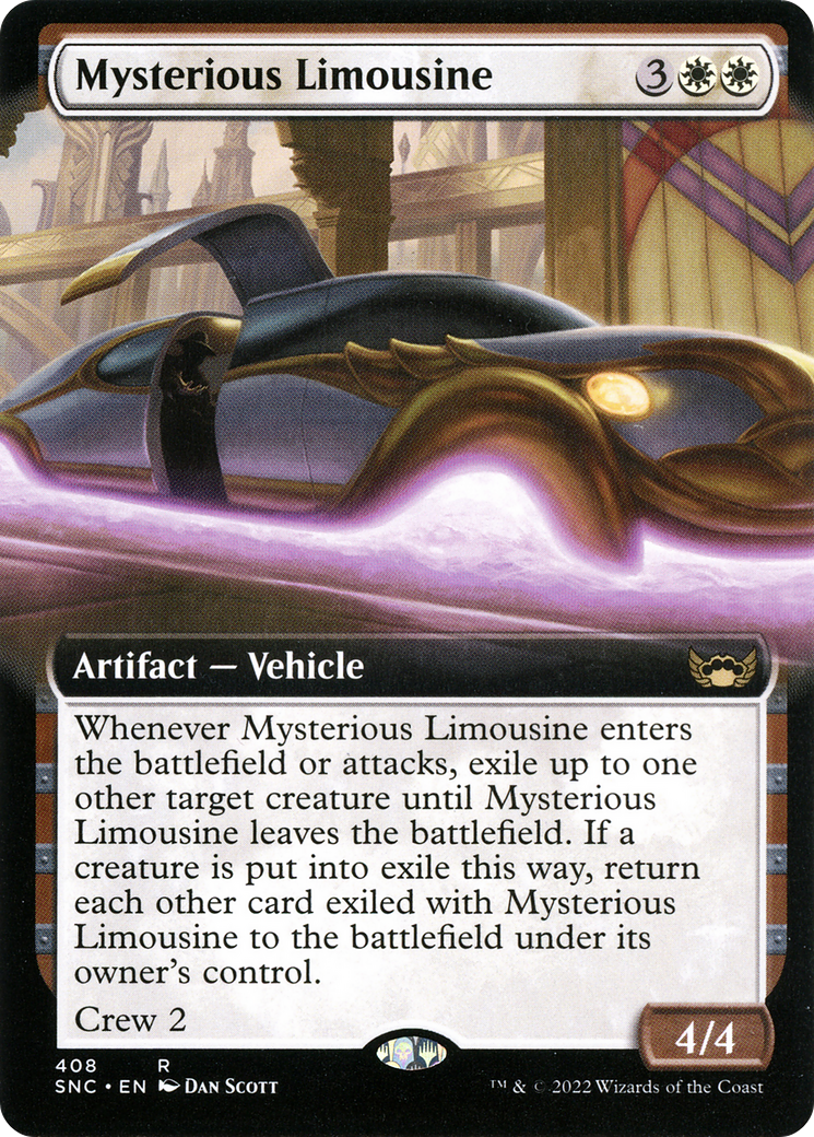 Mysterious Limousine (Extended Art) [Streets of New Capenna]-1