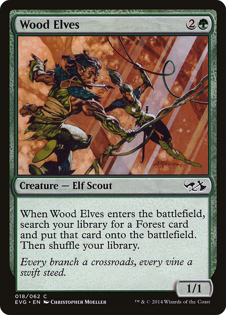 Wood Elves (DD3-) - Duel Decks Anthology: Elves vs. Goblins-1