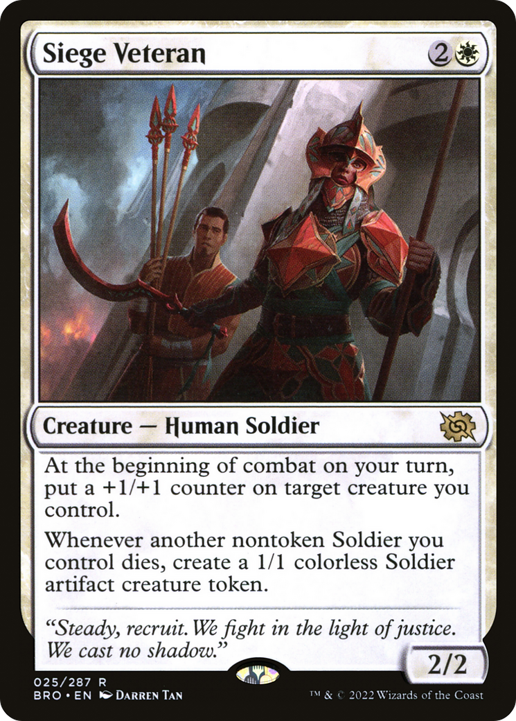 Siege Veteran [The Brothers' War]-1