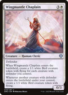 Wingmantle Chaplain (DMU-039) - Dominaria United Foil-1
