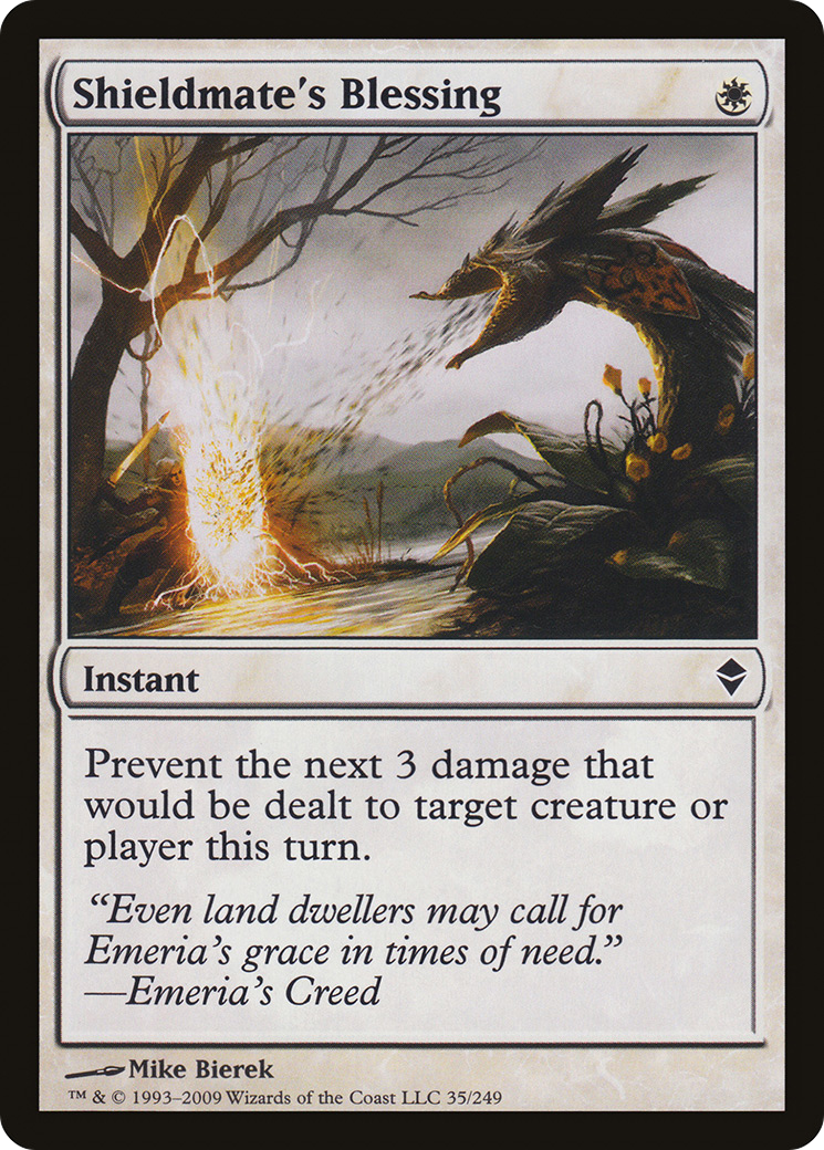 Shieldmate's Blessing [Zendikar]-1