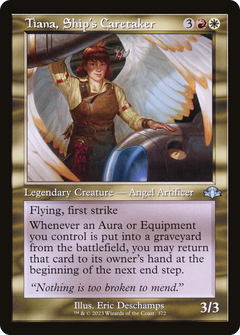 Tiana, Ship's Caretaker (Retro Frame) (DMR-372) - Dominaria Remastered Foil-1
