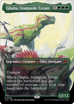 Ghalta, Stampede Tyrant (Borderless) [The Lost Caverns of Ixalan]-1