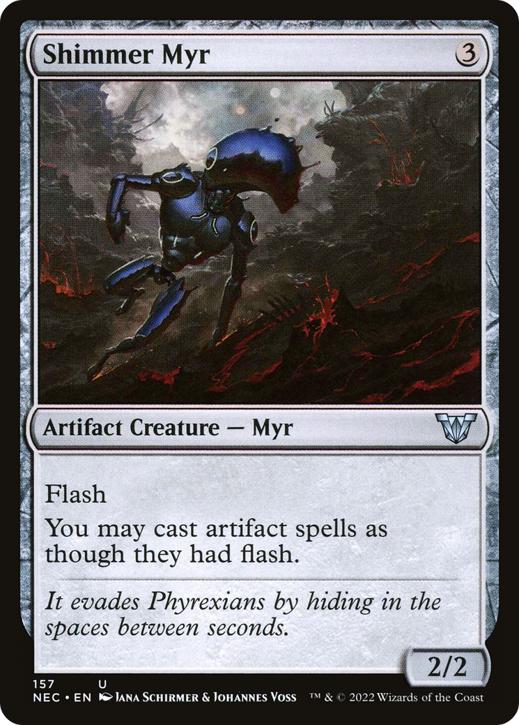 Shimmer Myr [Kamigawa: Neon Dynasty Commander]-1