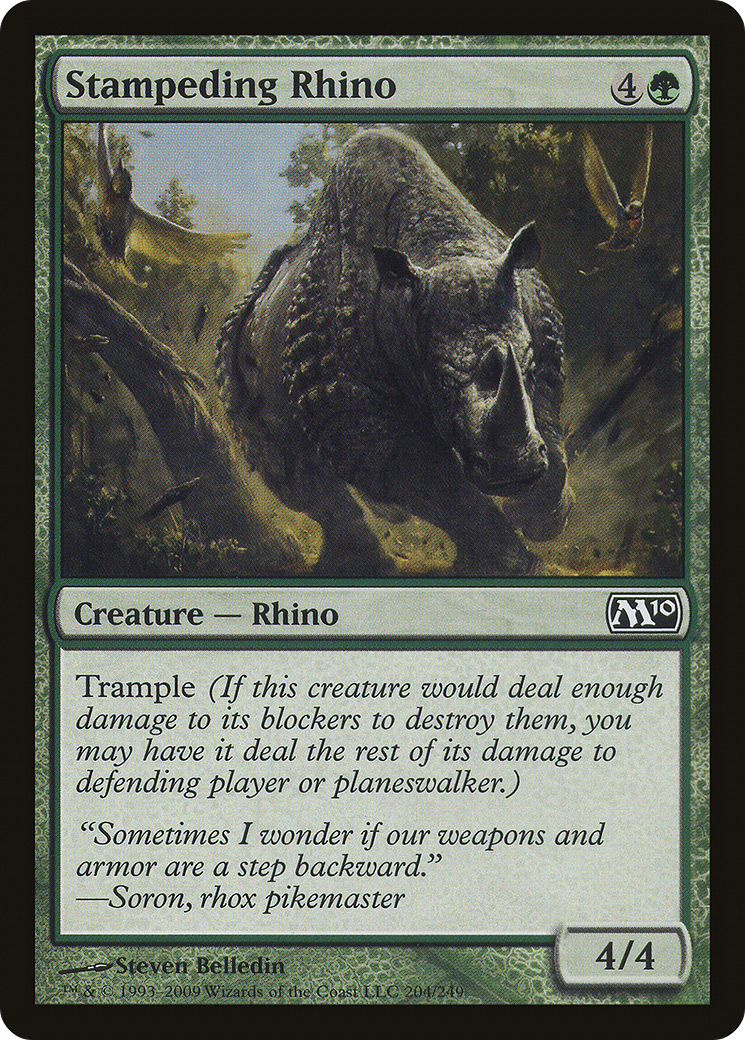 Stampeding Rhino [Magic 2010]-1