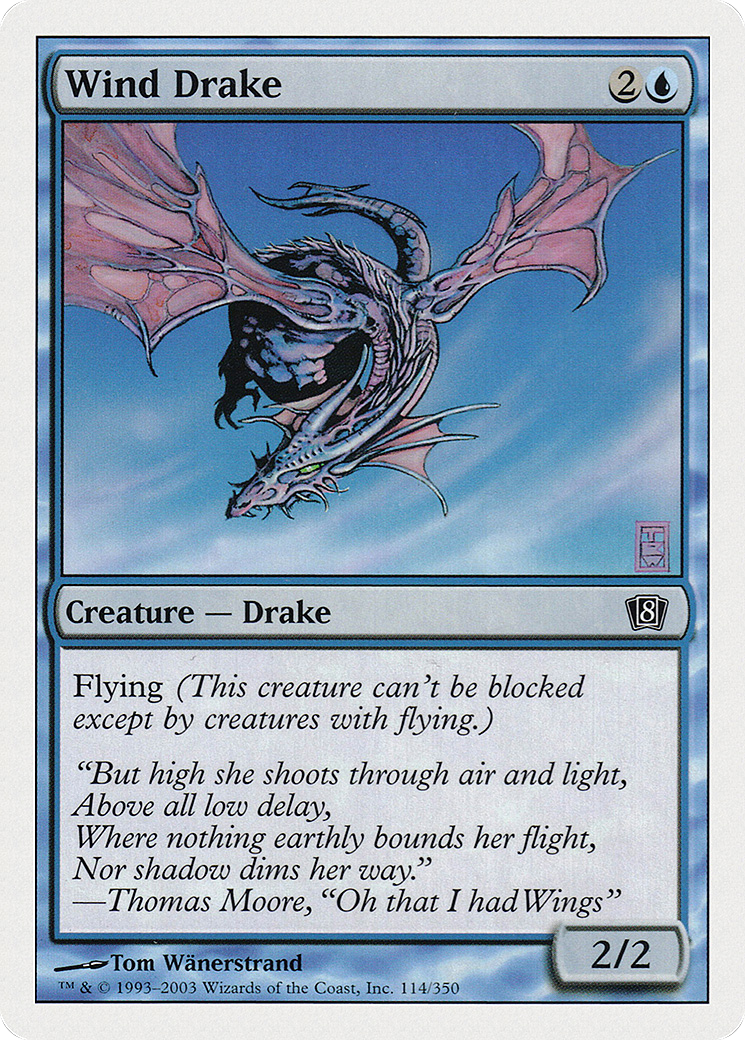 Wind Drake (8ED-114) - 8th Edition Foil-1