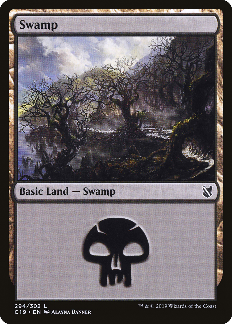 Swamp (294) [Commander 2019]-1