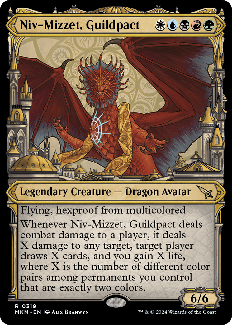 Niv-Mizzet, Guildpact (Showcase) (319) [Murders at Karlov Manor]-2