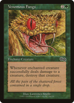 Venomous Fangs (USG-280) - Urza's Saga-1