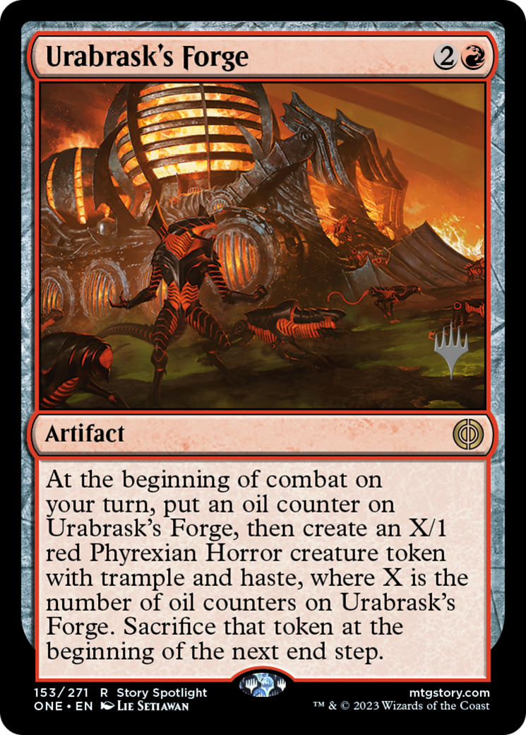 Urabrask's Forge (PPONE-153) - Phyrexia: All Will Be One Promos-1