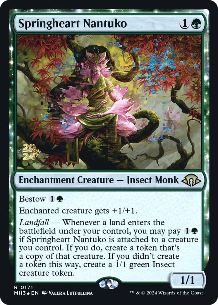 Springheart Nantuko [Modern Horizons 3 Prerelease Promos]-1