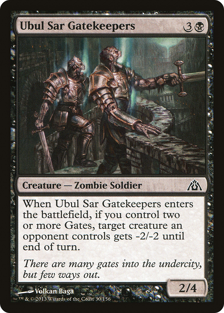 Ubul Sar Gatekeepers (DGM-030) - Dragon's Maze Foil-1