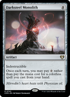 Darksteel Monolith [Commander Masters]-1