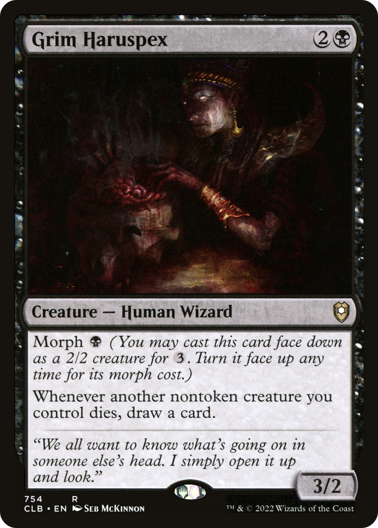 Grim Haruspex [Commander Legends: Battle for Baldur's Gate]-1