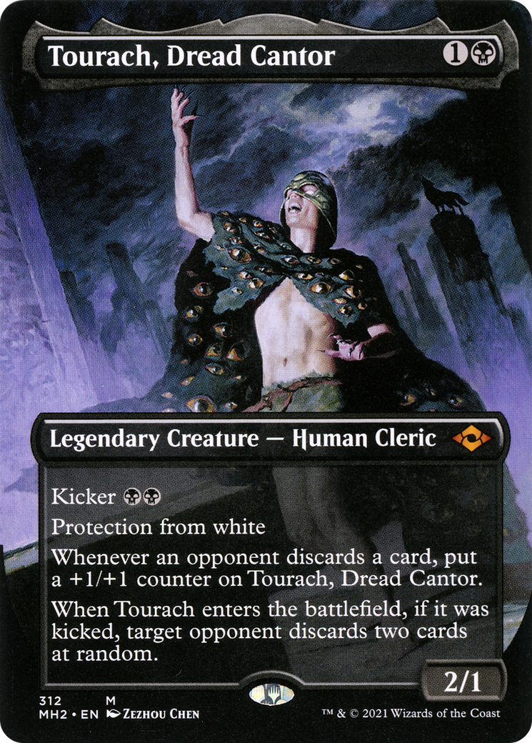 Tourach, Dread Cantor (Borderless Alternate Art) [Modern Horizons 2]-1
