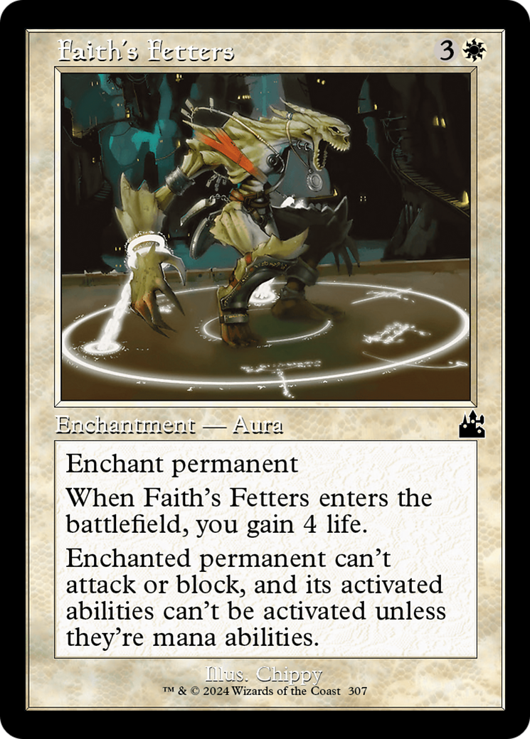 Faith's Fetters (Retro Frame) [Ravnica Remastered]-1