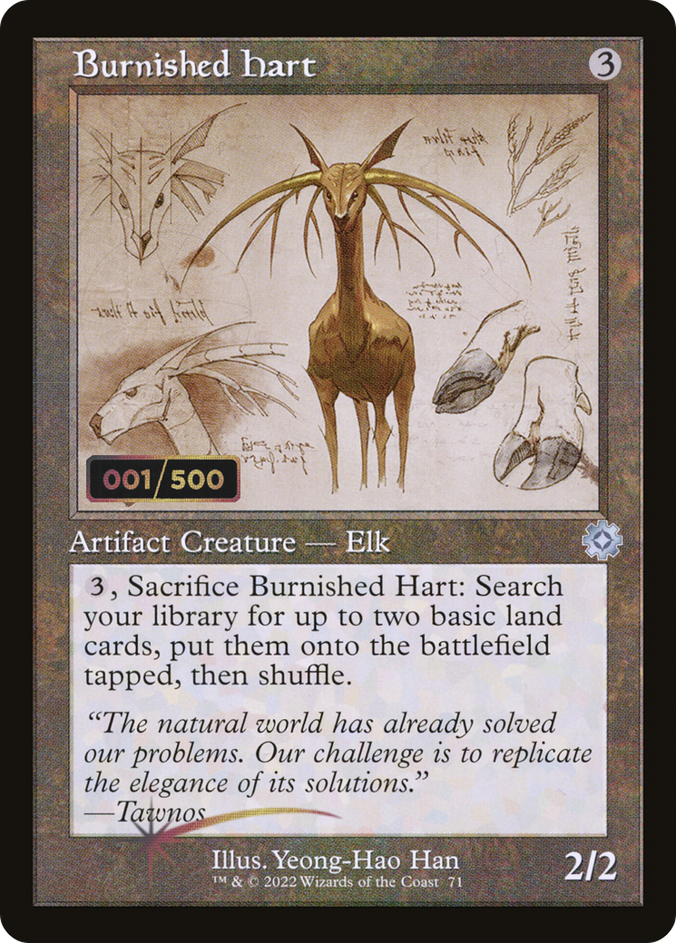 Burnished Hart (Retro Schematic) (Serialized) [The Brothers' War Retro Artifacts]-1