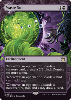 Waste Not (WOT-038) - Wilds of Eldraine: Enchanting Tales: (Showcase) (Borderless) Foil-1