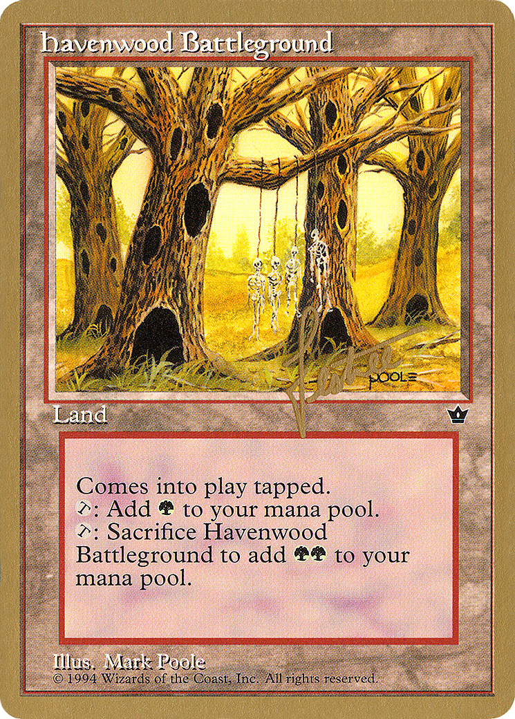 Havenwood Battleground - 1996 Bertrand Lestree (FEM) (WCD-) - Pro Tour Collector Set-1