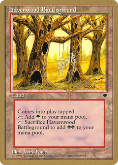 Havenwood Battleground - 1996 Bertrand Lestree (FEM) (WCD-) - Pro Tour Collector Set-1