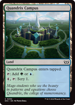 Quandrix Campus [Duskmourn: House of Horror Commander]-1