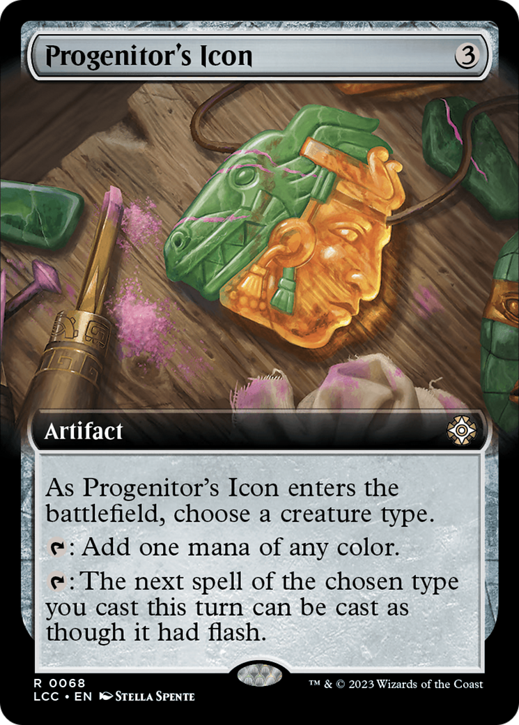 Progenitor's Icon (Extended Art) [The Lost Caverns of Ixalan Commander]-1