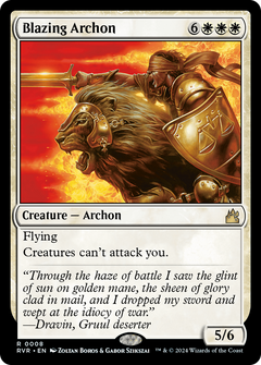 Blazing Archon [Ravnica Remastered]-1